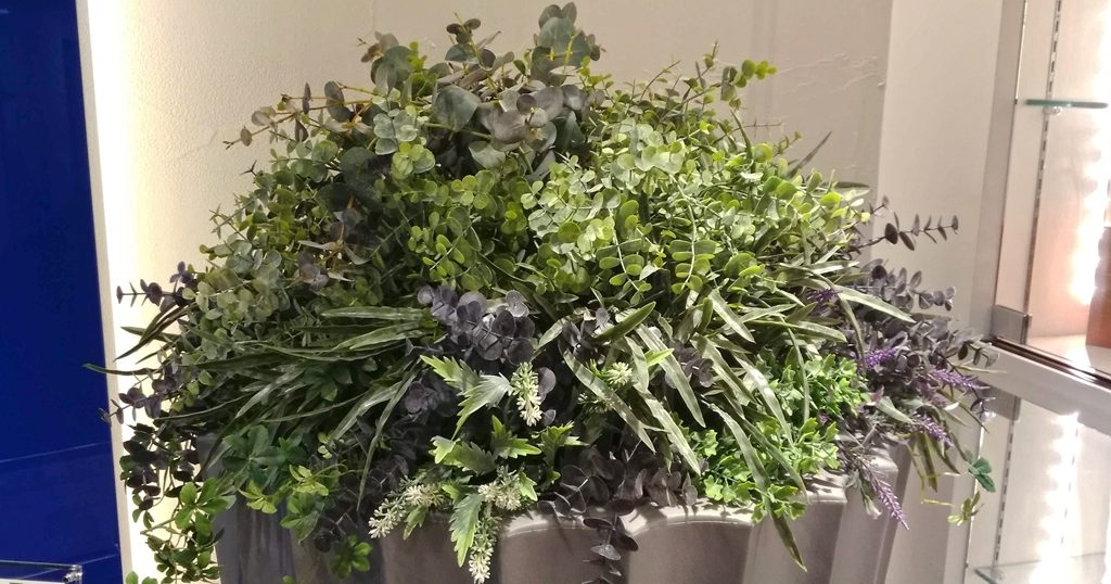 大型プランター 植栽