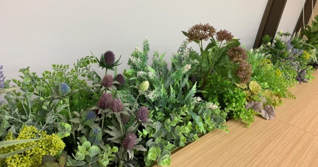 オフィス緑化　模様替え